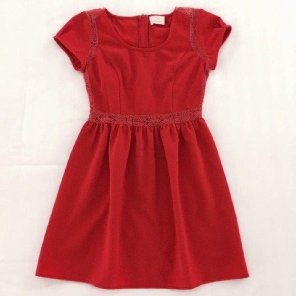 Anthropologie Pins & Needles Red Dress - Picture 2 of 11